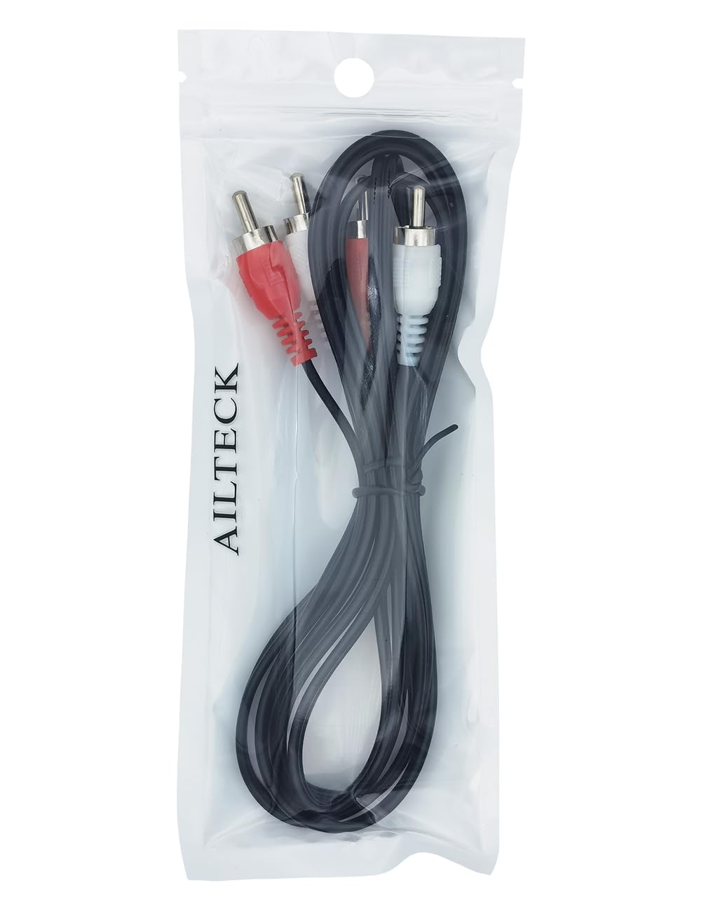 AILTECK 5FT 2-Male 2-Male RCA Audio Cable, to RCA Stereo Cable Compatible for Speaker Amplifier Gaming Consoles Car