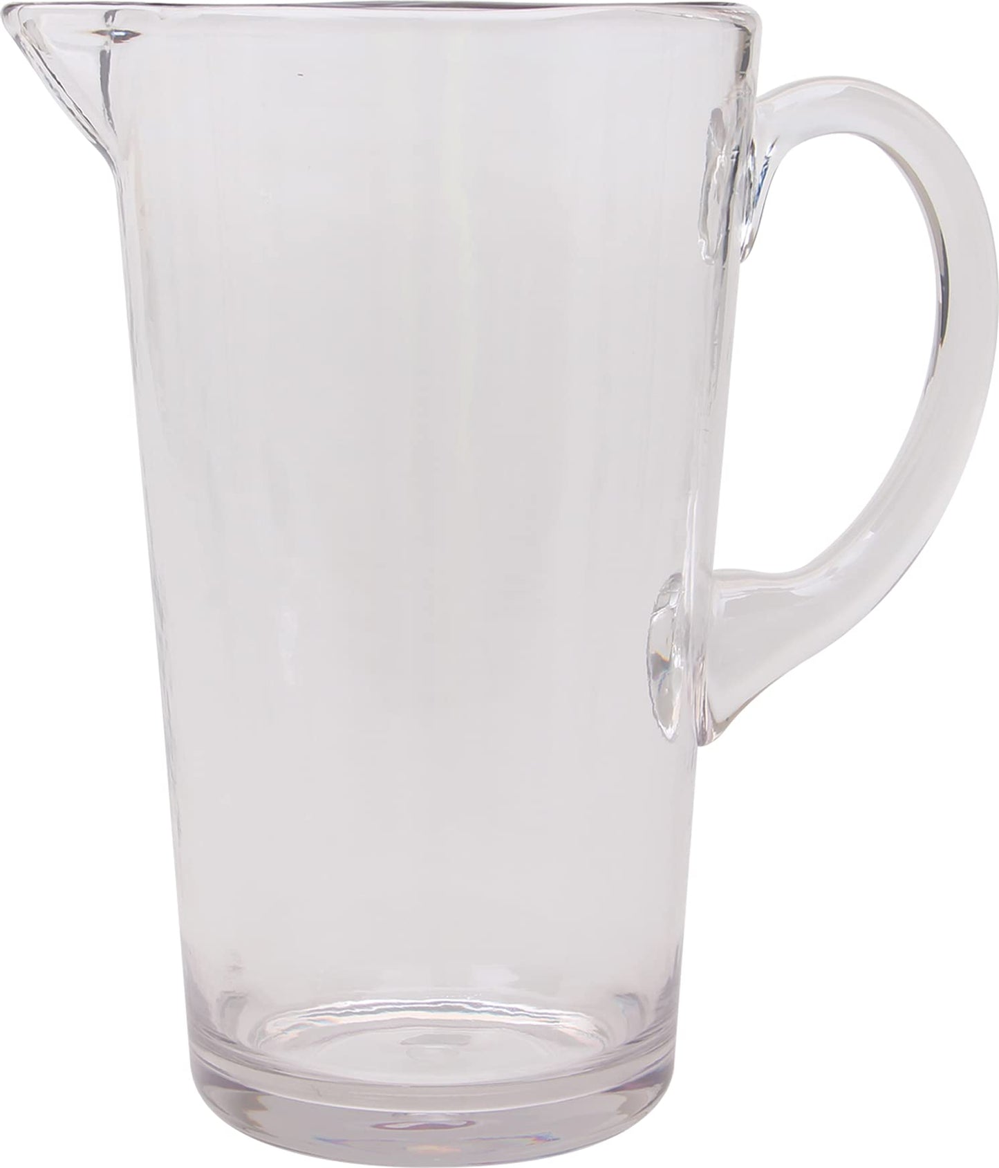 Carlisle FoodService Products Mingle Pitcher, Glass Look Container for Serving Drinks, 74 Oz, 4 Count, Clear