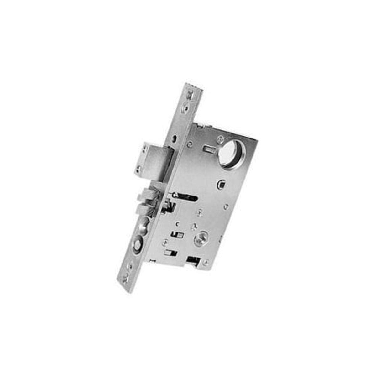 Baldwin 6301.L Left Handed Entrance and Apartment Mortise Lock with 2-1/2" Backs, Non-Lacquered Brass
