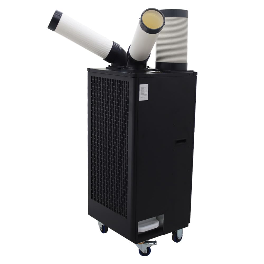 HayWHNKN Industrial Spot Cooler Air Conditioner Commercial Portable Air Cooler 15400 Btu/h Mobile for Outdoor Indoor Workshops 220V