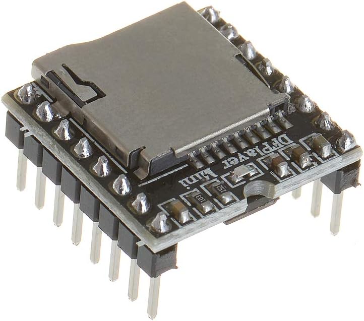 ANMBEST 5PCS YX5200 MP3 MP3 DFPlayer Mini Player Module Voice Decode Board Supporting TF Card U-Disk IO/Serial Port/AD