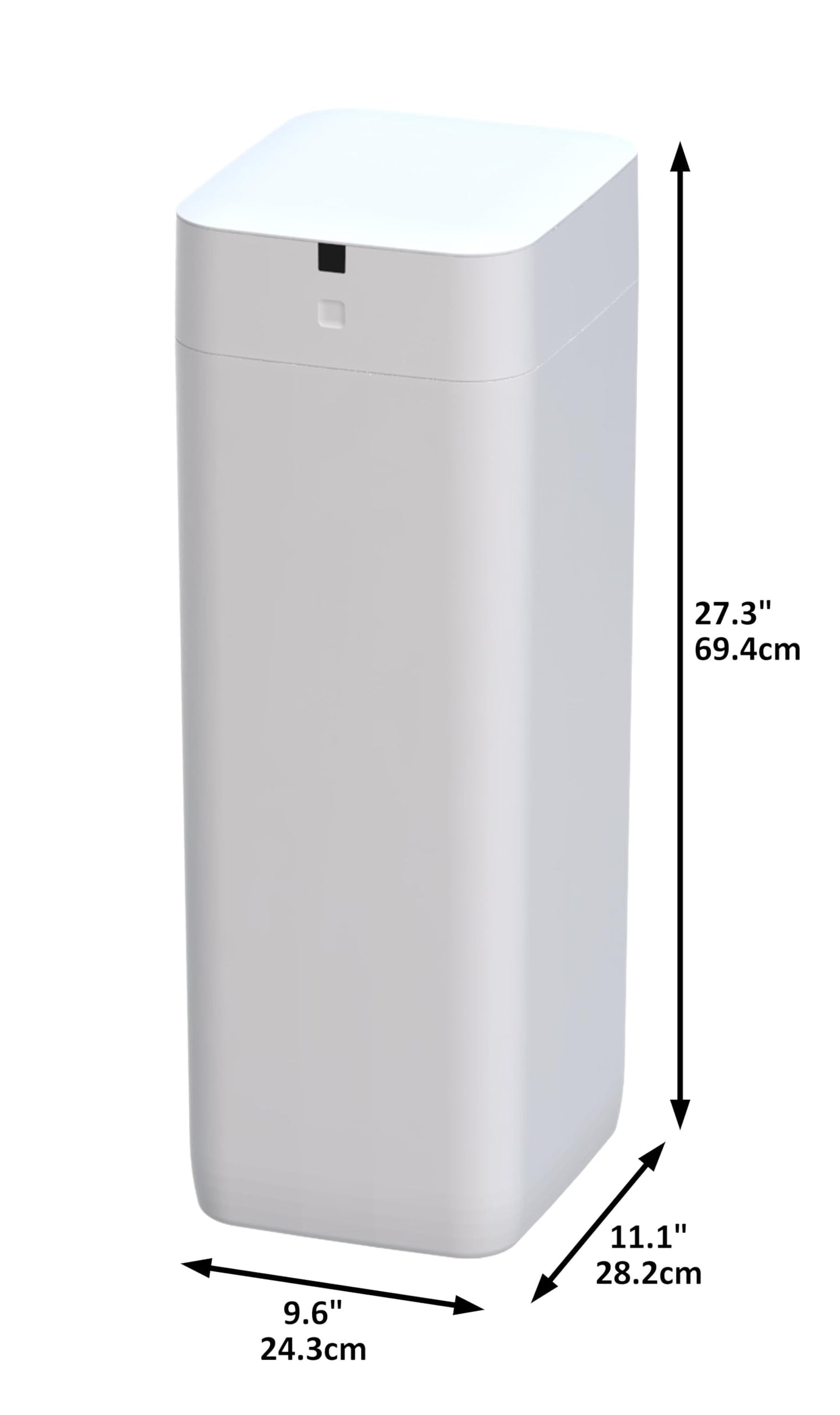Airdeer L2 Automatic Trash Can, 8 Gallon Self Sealing and Self-Changing Smart Trash Can, Motion Sensor, Touchless Garbage can with lid for Kitchen Office, 6 Refill Bag Rings(White)