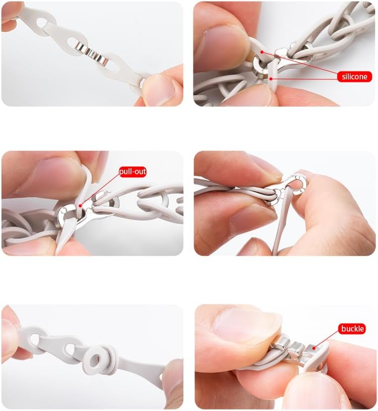 Lamshaw Compatible with Plaud NotePin Bands, Elastic Silicone Hollowed Out Replacement Straps Compatible for Plaud