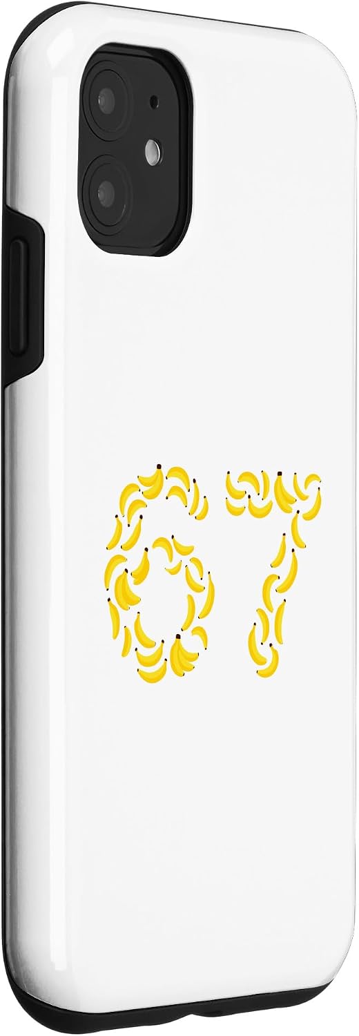 67 Bananas Six Seven 11 Case for iPhone
