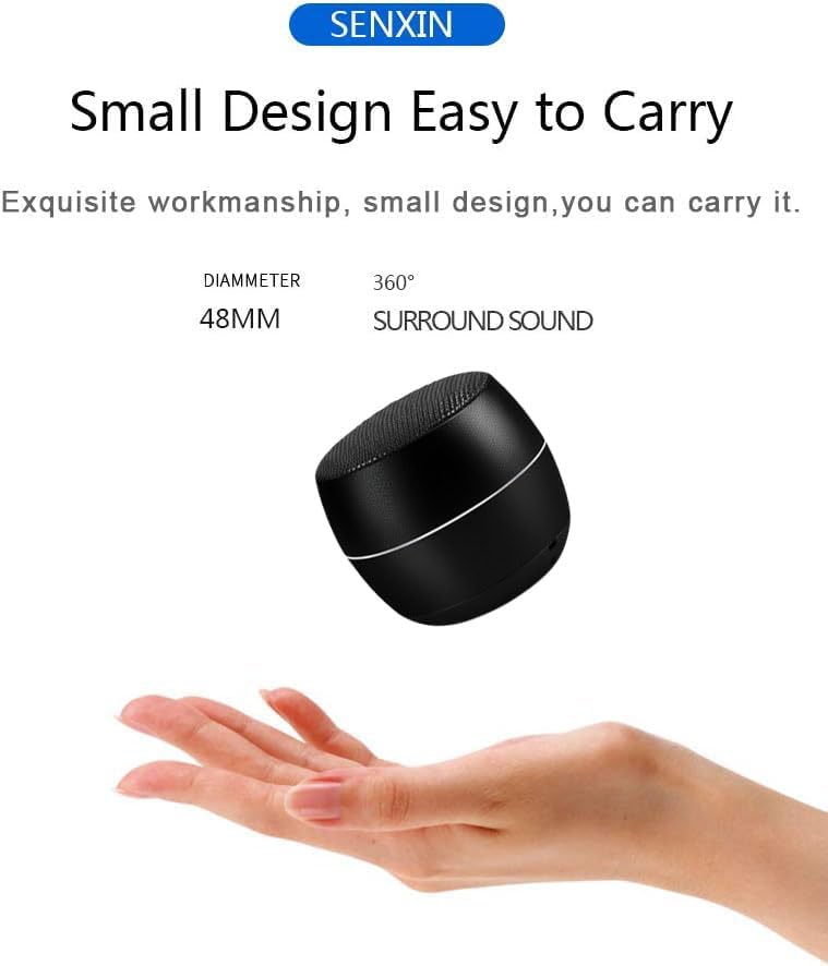 SENXIN S3 4.2 Enhanced Stereo Edition Portable Bluetooth Speaker with Volume Booster AMP, Custom Bass Radiator