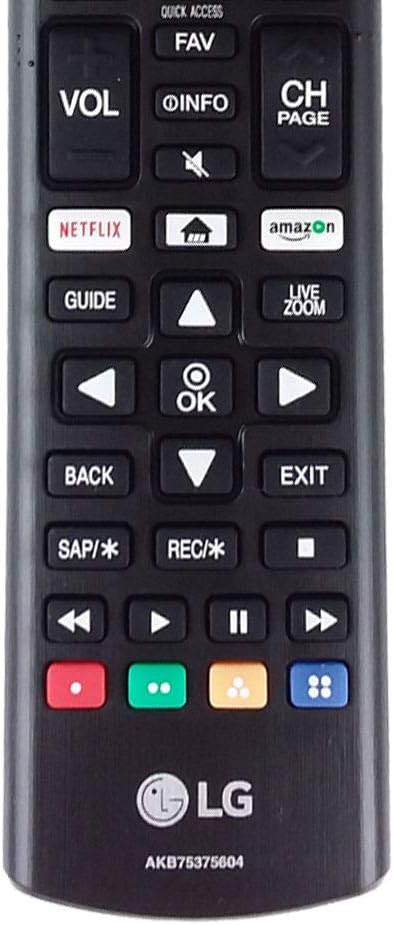 LG AKB75375604 Remote Control Compatible with All TV models