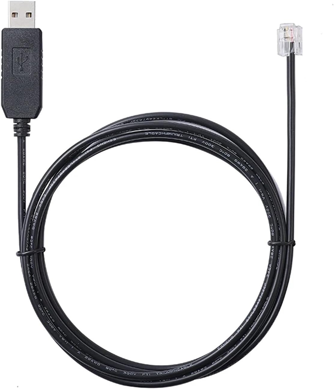 Skcvmn RS232 RJ11 Unit(1.8M) USB Serial to Download Firmware Upgrade Cable, Used to Connect PC to Digital Telescope