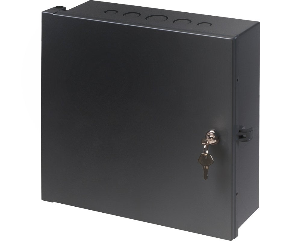 Arlington Industries EB1111BL-1 Electronic Equipment Enclosure Box (Pack of 1), 11" x 11" x 3.5", Black