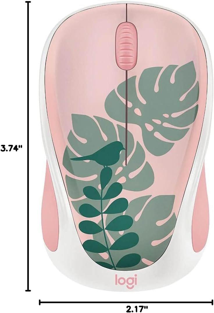 Logitech Limited Edition Wireless Compact Mouse - Chirpy Bird Design