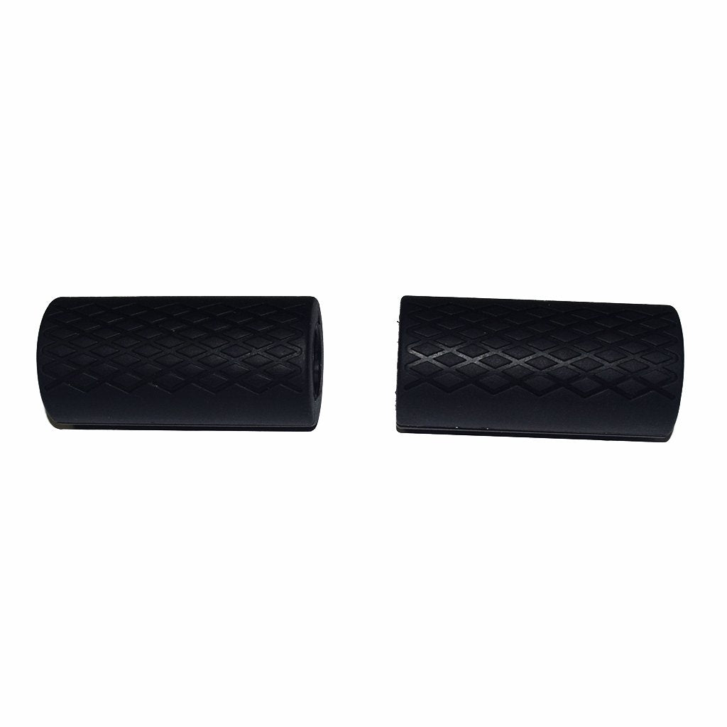 yuhqc Weight Bar Grips Fit Standard Barbell, Dumbell Handles, Thick Bar Training Adapter for Weightlifting & Cable Attachments Fitness Training Rope Grips for Body Arm Forearm Builder Strength (Black)