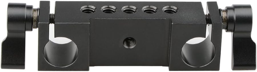 CAMVATE 15mm Railblock 15mm System(2 1778 Rod Clamp for DSLR Rail Rig Rod Support PCS)