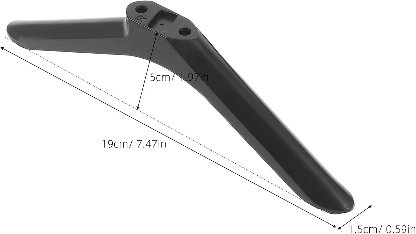 BEBEMOKO 32-inch Tv Stand Legs Replacement for Flat Panel Tv Black Non-Slip Base Support with Screws and Anti-Skid Feet