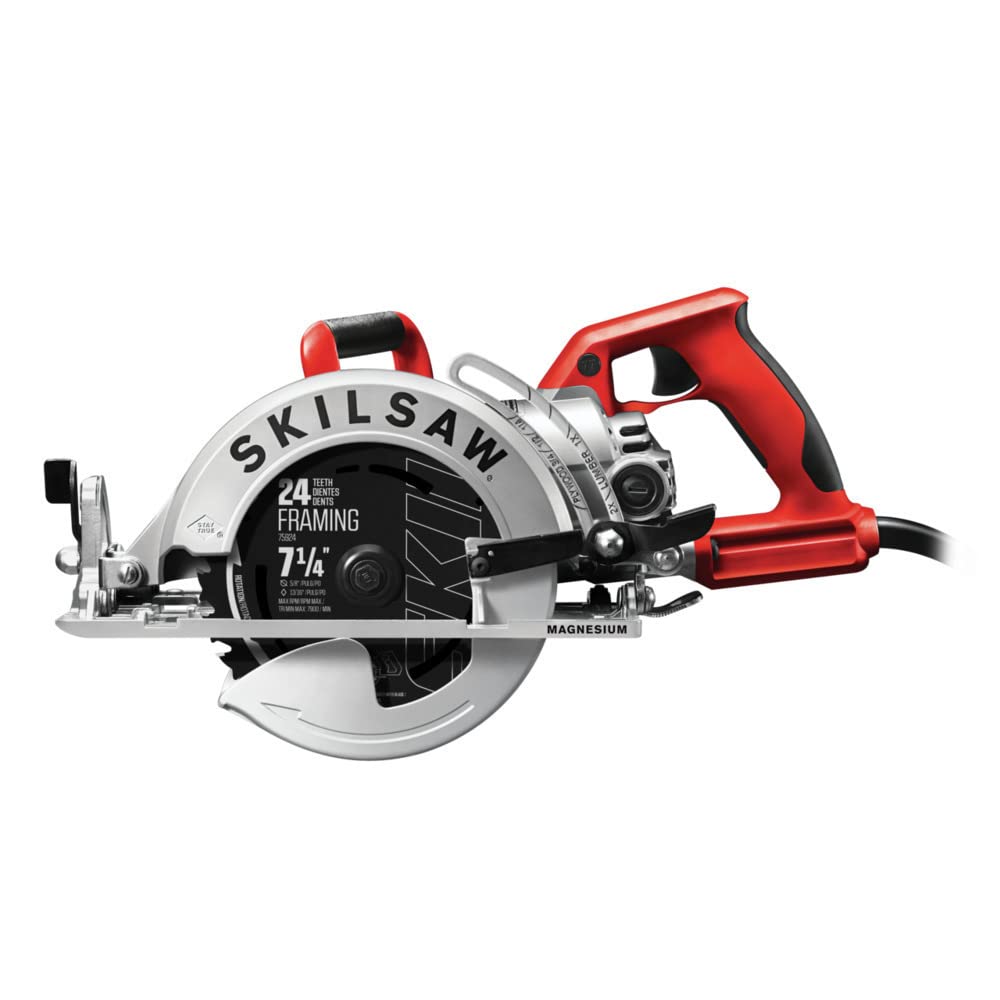 SKIL 7-1/4 In. Lightweight Worm Drive Circular Saw With Twist Lock Plug- SPT77WML-71