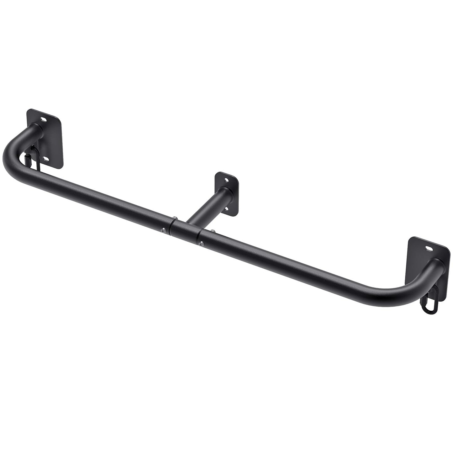 SELEWARE Heavy Duty Wall Mount Pull Up Bar, 450LB Capacity Joist Mount Chin Up Bar for Doorway, Sturdy Steel Construction, w/Resistance Band Hooks, Fits 32" Wall Studs for Home Gym Strength Training