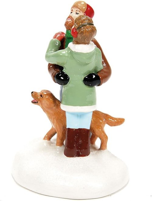 Department 56 | Snow Village Figurine - "What A Joy To Behold" - 3.94 Inch, Multicolor Decor
