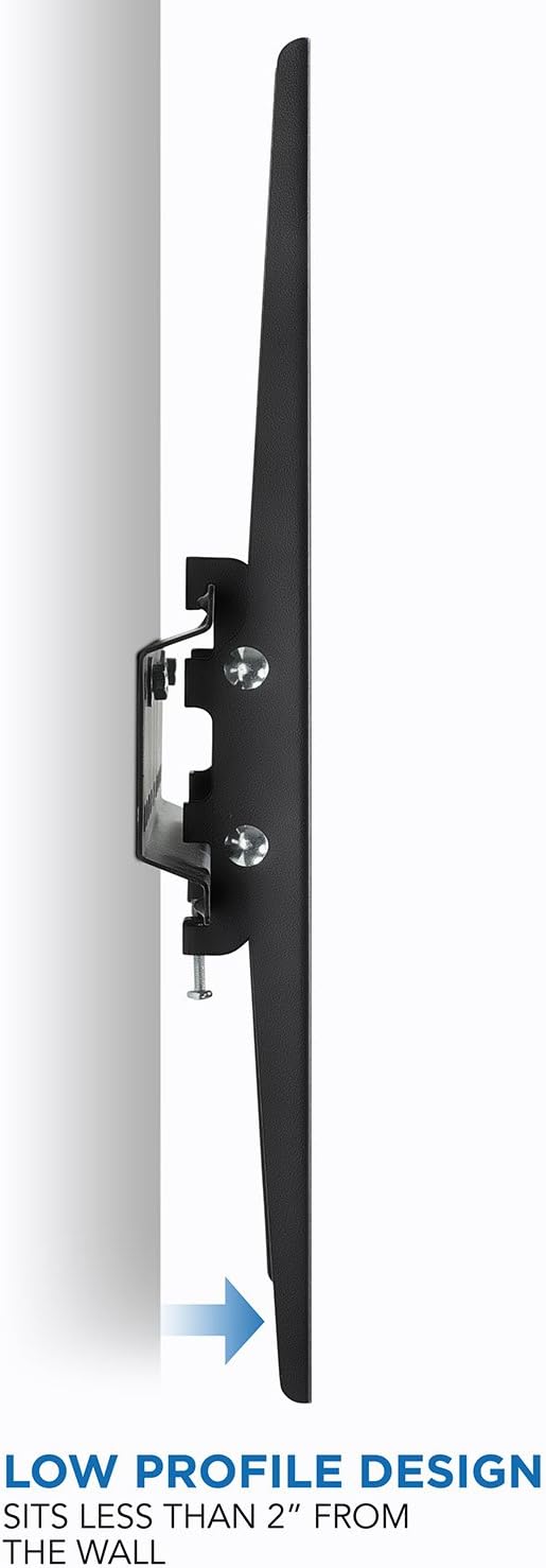 Mount-It! 30, 32, 37, 39, 40, 42, 43, 47, 49, 50, 55 inch 77 lbs 2" 400 400 Tilting Flatscreen Wall Mount TV for LED