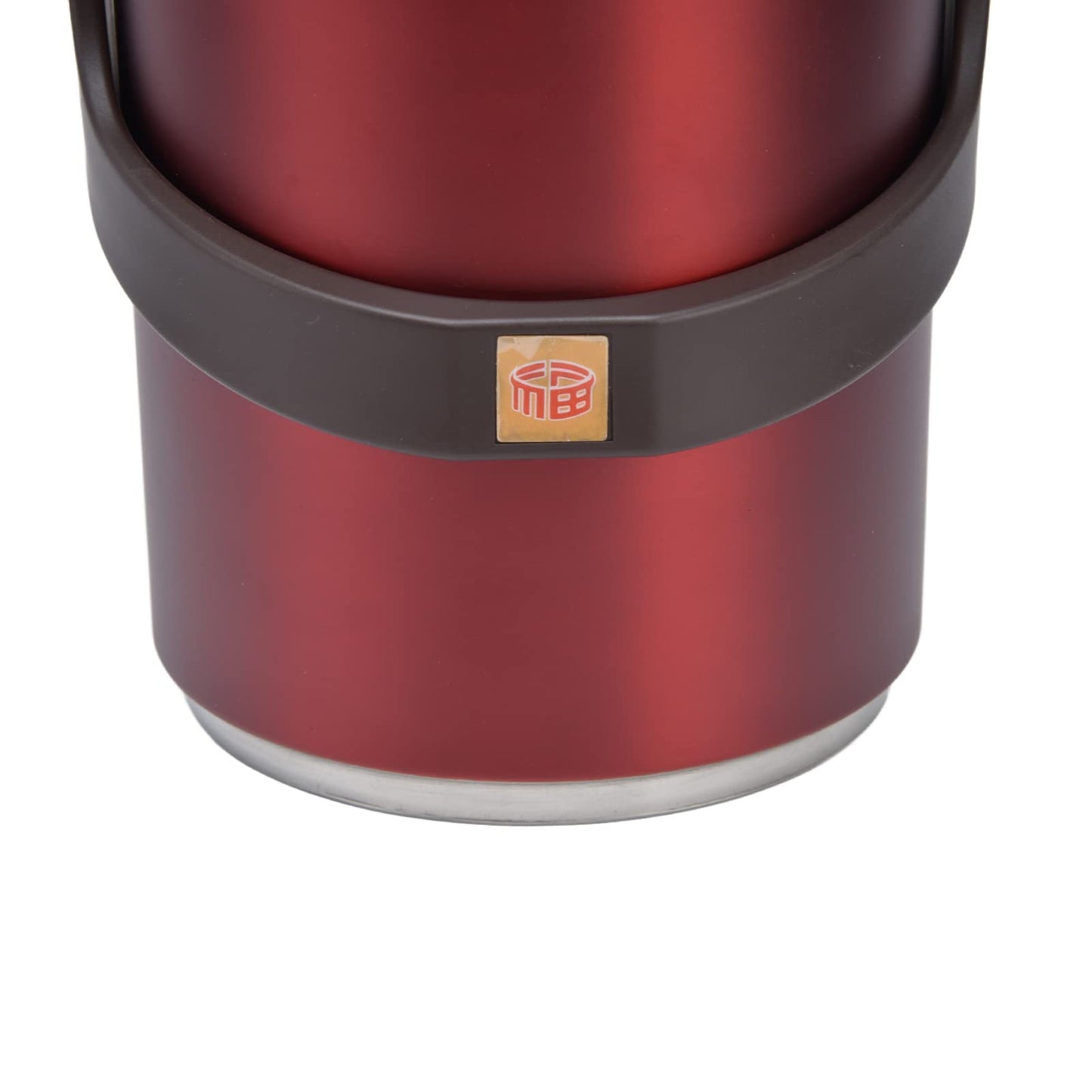 Qiilu Food Flask 2L Termos Para Comida Caliente 24 Horas 304 Stainless Steel 2.3L Vacuum Lunch Box 3 Layers Prevent Leakage Insulated Container For Work Travel (Red)