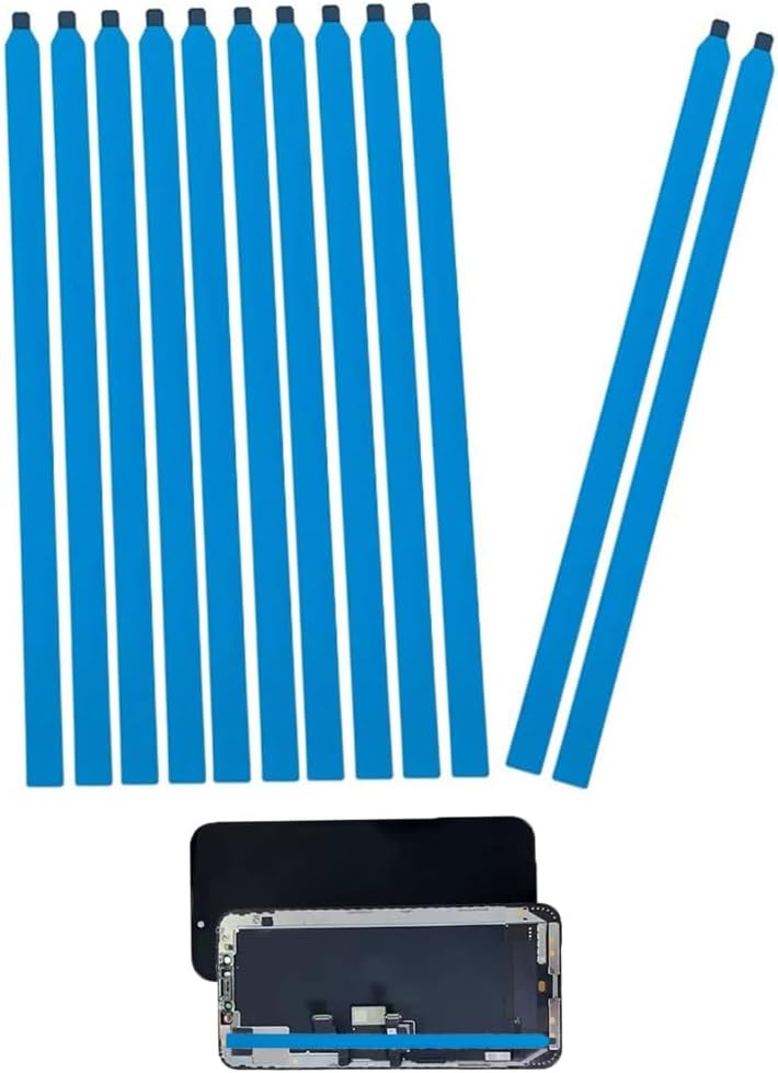 LHM S23 S24 171*8*0.3mm,10pcs) for mobile phone Screen Replacement rework Double Sided Tape, for all mobile phone LCD