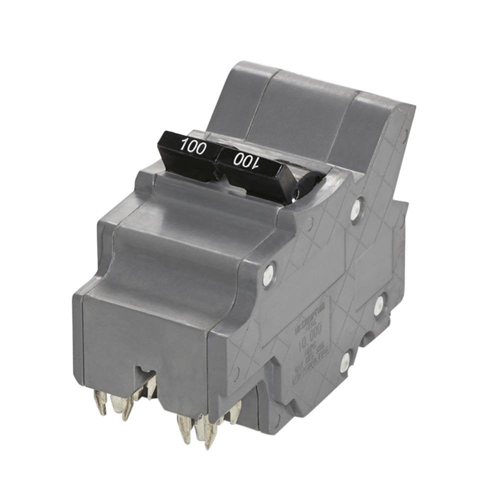 Connecticut Electric UBIF2100N Newly Manufactured Federal Pacific Electric Stab-Lok NA2100 Replacement, Two Pole 100 Amp Thick Series Circuit Breaker, Gray
