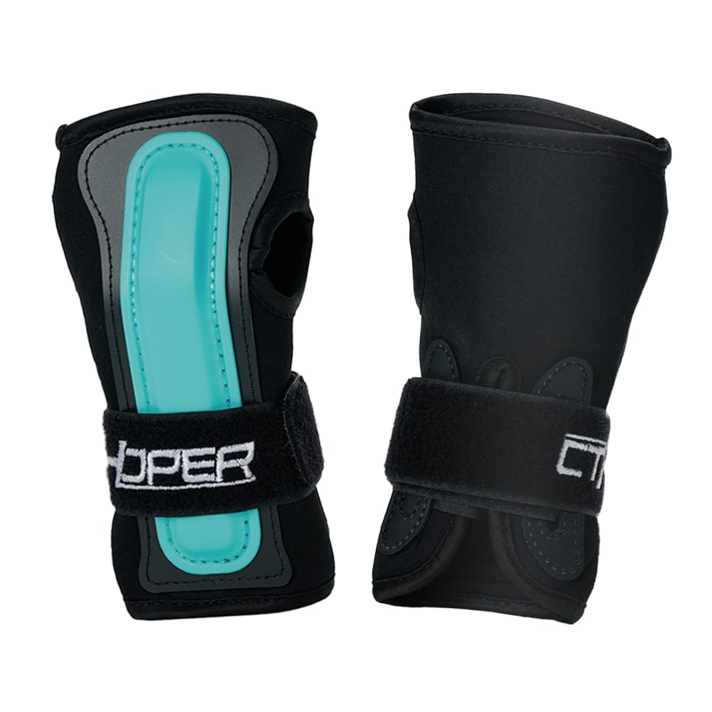 CTHOPER Wrist Guards Hand Protector for Snowboarding, Skiing, Skateboarding, Skating, Adults/Kids/Youth Sports Wrist Brace Protective Gear(1 Pair) (L)