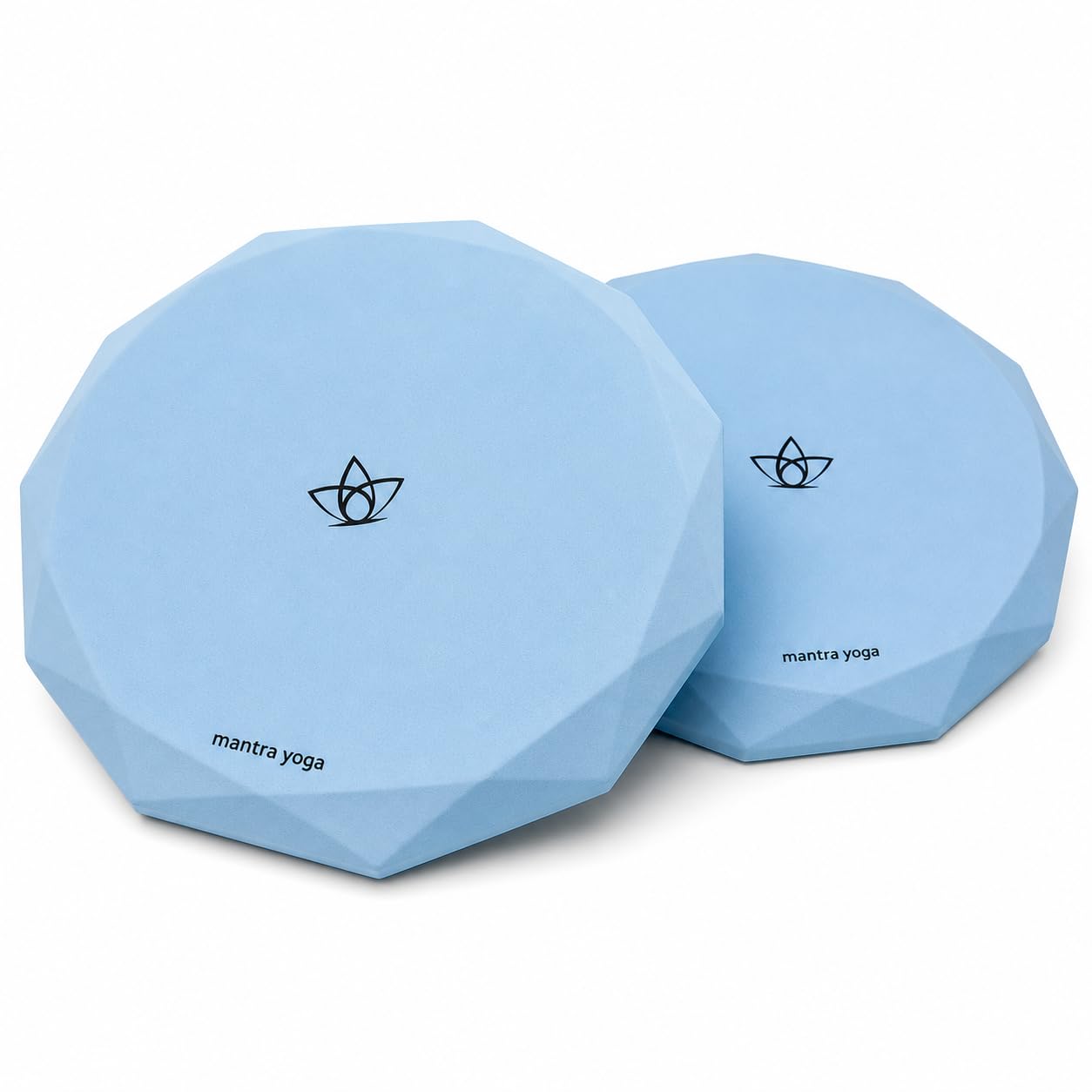 Mantra Yoga Knee Pads (Set of 2) β Extra Thick & Non-Slip Pads for Yoga, Pilates & Fitness β Ergonomic Design for Joint Protection β Lightweight, Portable & Durable Foam