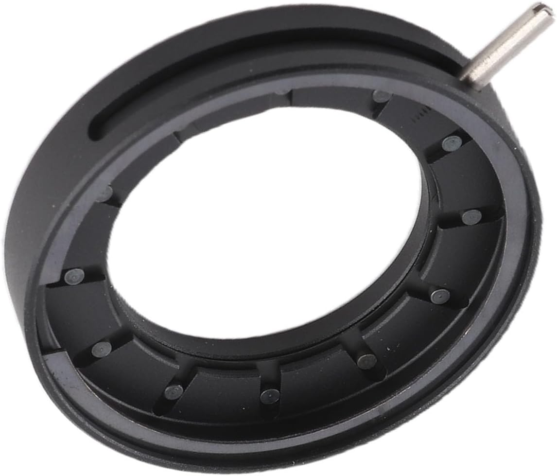 Estink 1.5-23mm (SK23) Adjustable Aperture Diaphragm, Metal Microscope Adapter Aperture Adjustable Lens Optical