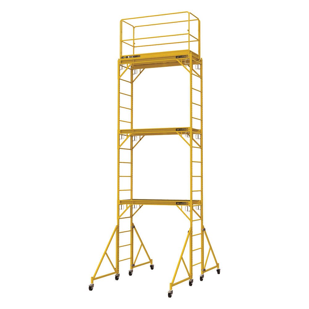 Metaltech Multipurpose 18ft. Maxi Square Triple Baker-Style Scaffold Tower Package - 733-Lb. Capacity, Model Number I-T3CISC