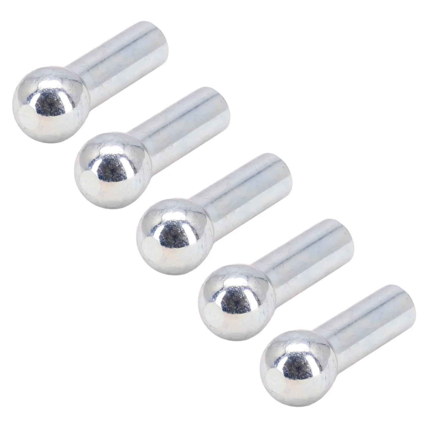 SquEqu 5 Pack Pulley Cable Ball Stopper Terminals End Joint Attachment Parts for Gym Weight Lifting Machine Fitness Equipment Running Yoga (for Diameter 6mm Wire)