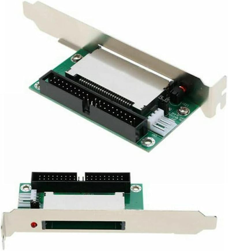 SaiDian 1Pcs 40-Pin 3.5 CF to IDE Adapter CF Compact Flash Card to Converter with PCI Bracket