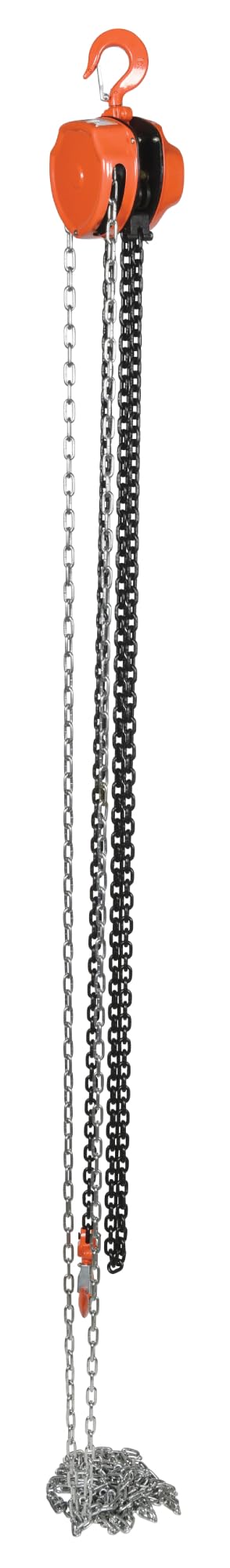Vestil HCH-2-15 Steel Manual Chain Hoist 15 Ft. Lift 2,000 Lb. Capacity Orange