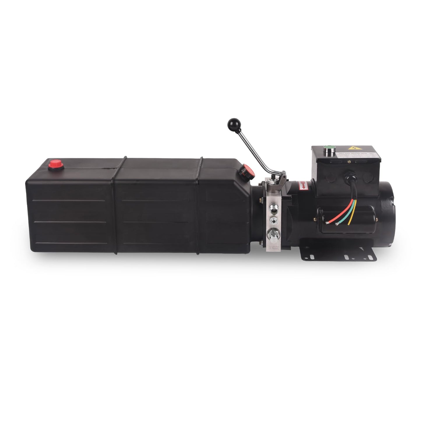 Doppy Hydraulic Pump 16 Quart, 4 Gallon Hydraulic Power Unit 220V 2HP 3450 RPM Single Phase Electric Hydraulic Car Lift Pump for Dump Trailer Car Lifting & Industrial