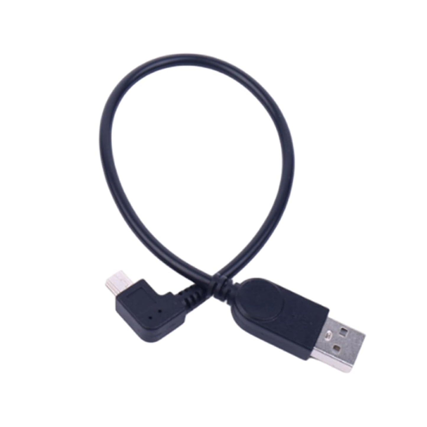 KADSXIYA 30cm 5Pin MP3 USB to Right Angled USB Power Charging Cable Data Transfer Wire Line for Digital Cameras