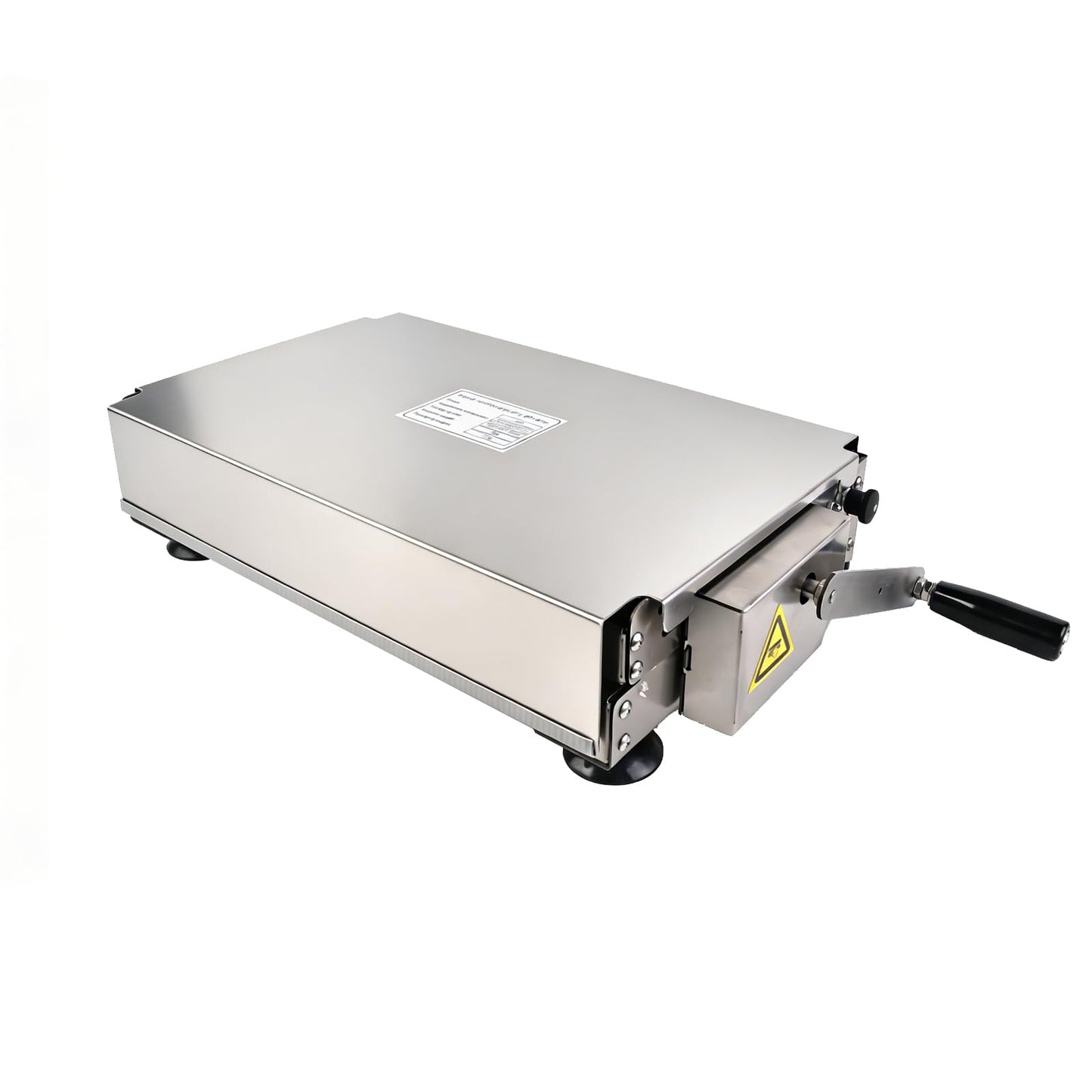 Hututimo 40.9''x15.5" Manual Dough Sheeter with Stainless Steel Roller Foldable Design, Adjustable Thickness Dough Roller Machine for Croissants, Pizza, Pastry, Pie Crust and Baking