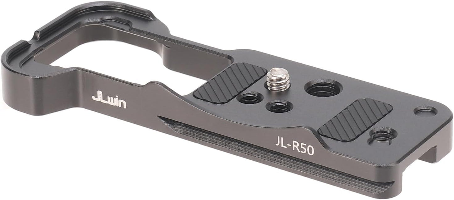 FocusFoto R50 R100 Quick Release Baseplate QR Plate Mount for Canon EOS & Mirrorless Camera, Compatible with Arca-Swiss