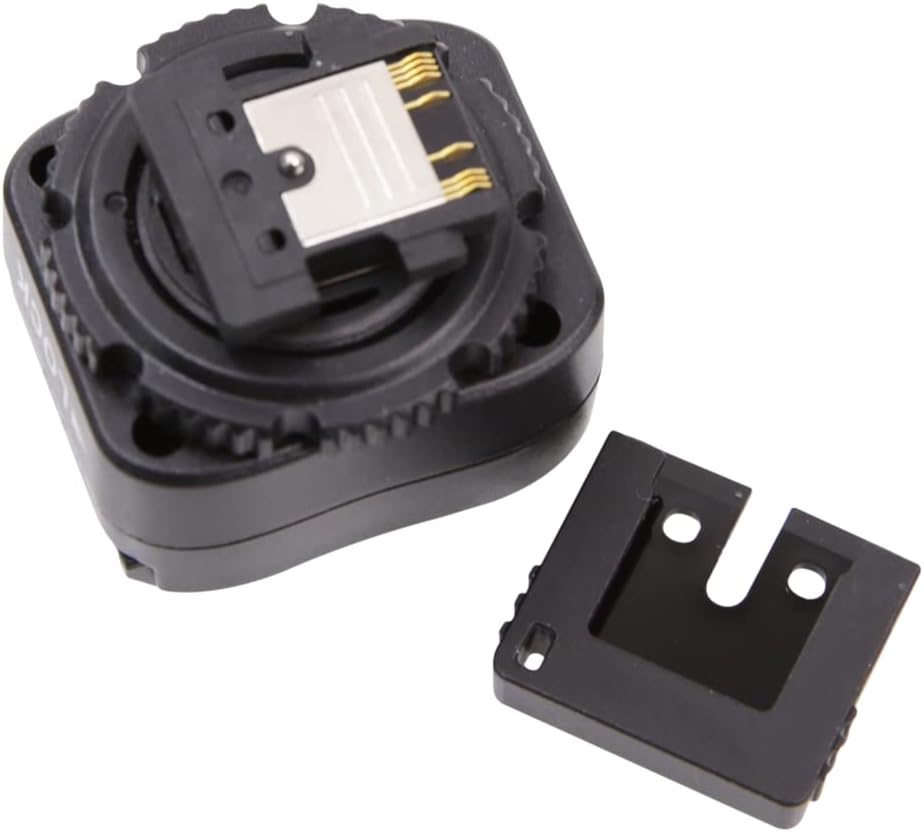 CamDesign TF-334 A7 A9 NEX6 RX1 HX50 A6300 Flash Hotshoe Adapter with PC Sync Port, Manual Mode, Compatible with Sony