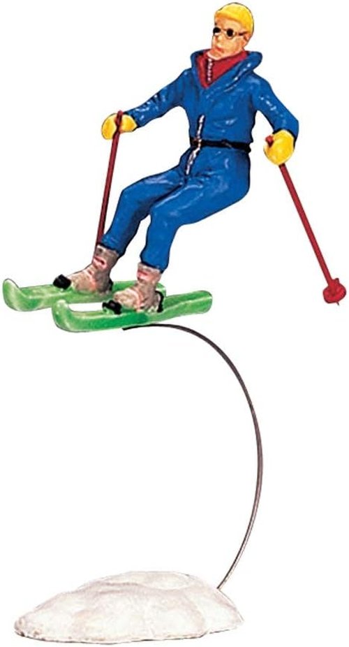 Lemax Village Collection Weekend Skier Figurine - Charming Winter Decor | Perfect for Holiday Displays