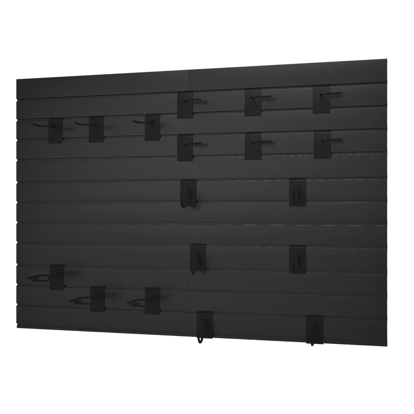Gun Wall Mount Display Heavy Duty Adjustable Indoor Gun Rack Wall Rack Storage System Suitable for Rifles Storage Modular Firearms Gun Wall Gear Accessories Organizer for Helmet Vest Belt Police Gear