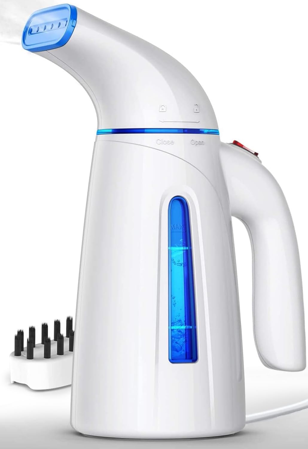 OGHom Handheld Clothing Steamer - 700W Portable Travel Iron with 240ml Capacity (Blue)