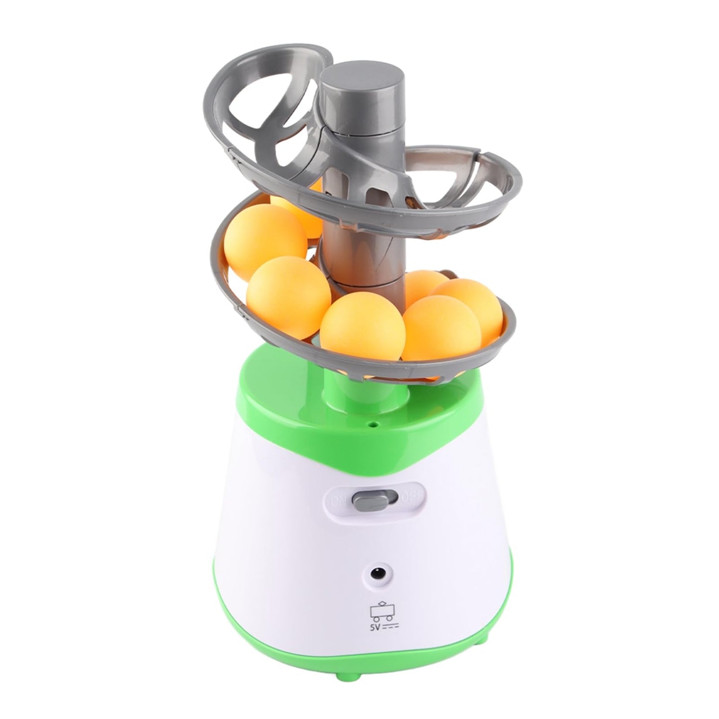 Machine, Portable Table Tennis Trainer Ball Automatic Launcher Lightweight ABS Training Machine for Children Entertainment 10 Balls Included Tennis Ball Launcher Machine