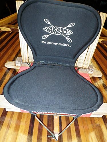 High Back Cushioned Seat Pad, Gel Seat Pad for Kayaks, Portable Seat Cushion for Outdoor Watersports and Recreation - Cascade Creek (High Back)