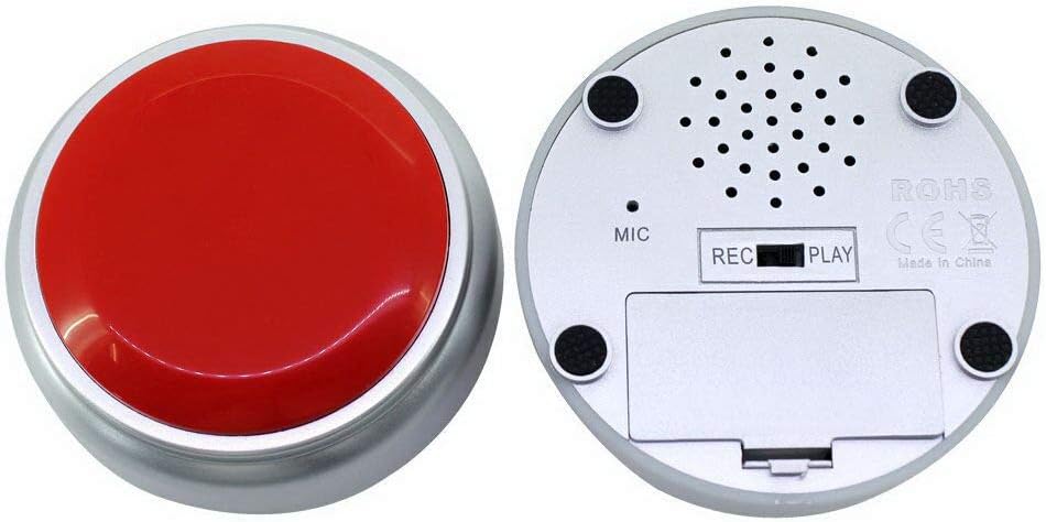 SUMWELL 30 Sound Button- Seconds Custom Recordable Talking Button-Record & Playback Your Own Message-Quality Voice
