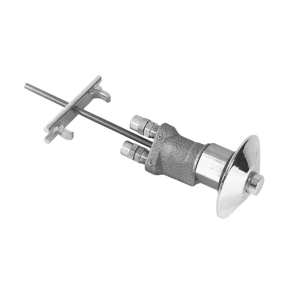 Sloan HY-100-A Hydraulic Push Button Assembly, Spring-Loaded Metal Button Panel Mount - For Use with Sloan Hydraulic Flushometers, ADA Compliant, Original OEM Replacement Parts, 318117
