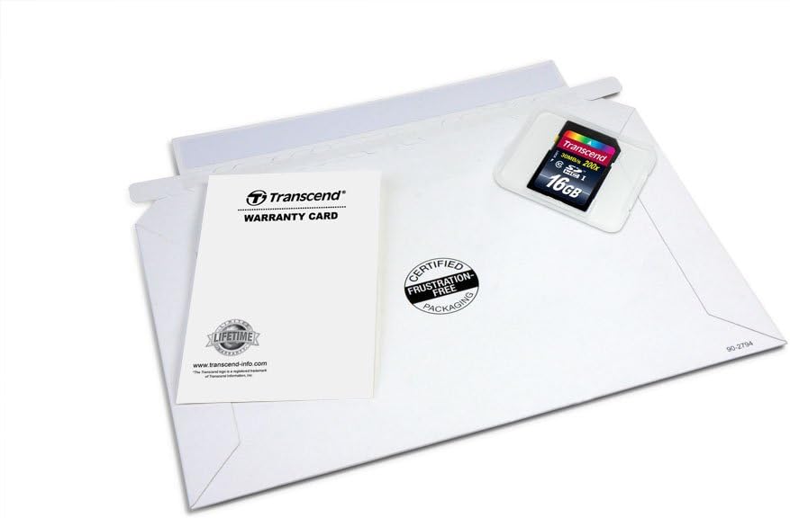 Transcend 16GB 10 30MB/s (TS16GSDHC10E) SDHC Class Flash Memory Card Up