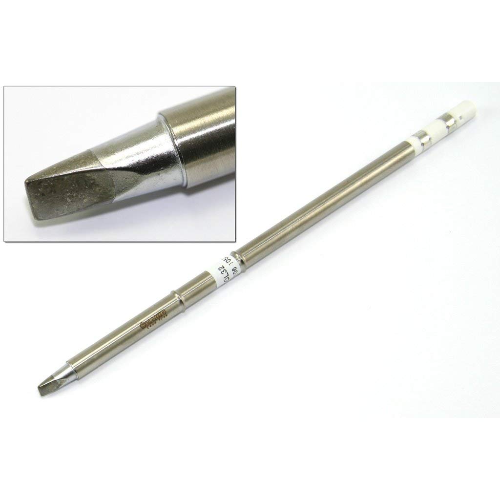 American Hakko T15-DL32 Tip Chisel 3.2 x 10mm for FM-2021/FM-2027/FM-203/FM-204/FM-205/FM-206/FX-951 (5 Pack)