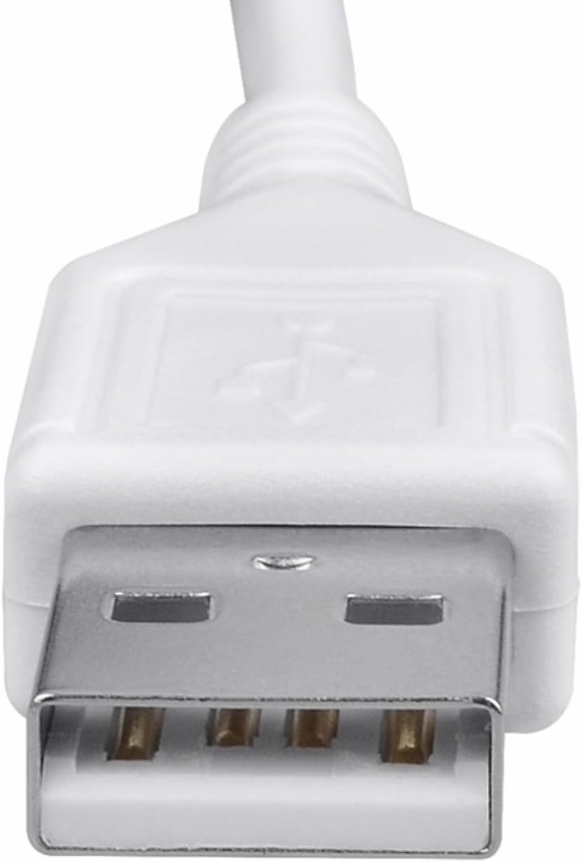 FITE ON 5ft S-100 White Micro USB Power Charging Cord Cable Lead Compatible with Sound Oasis White Noise Machine