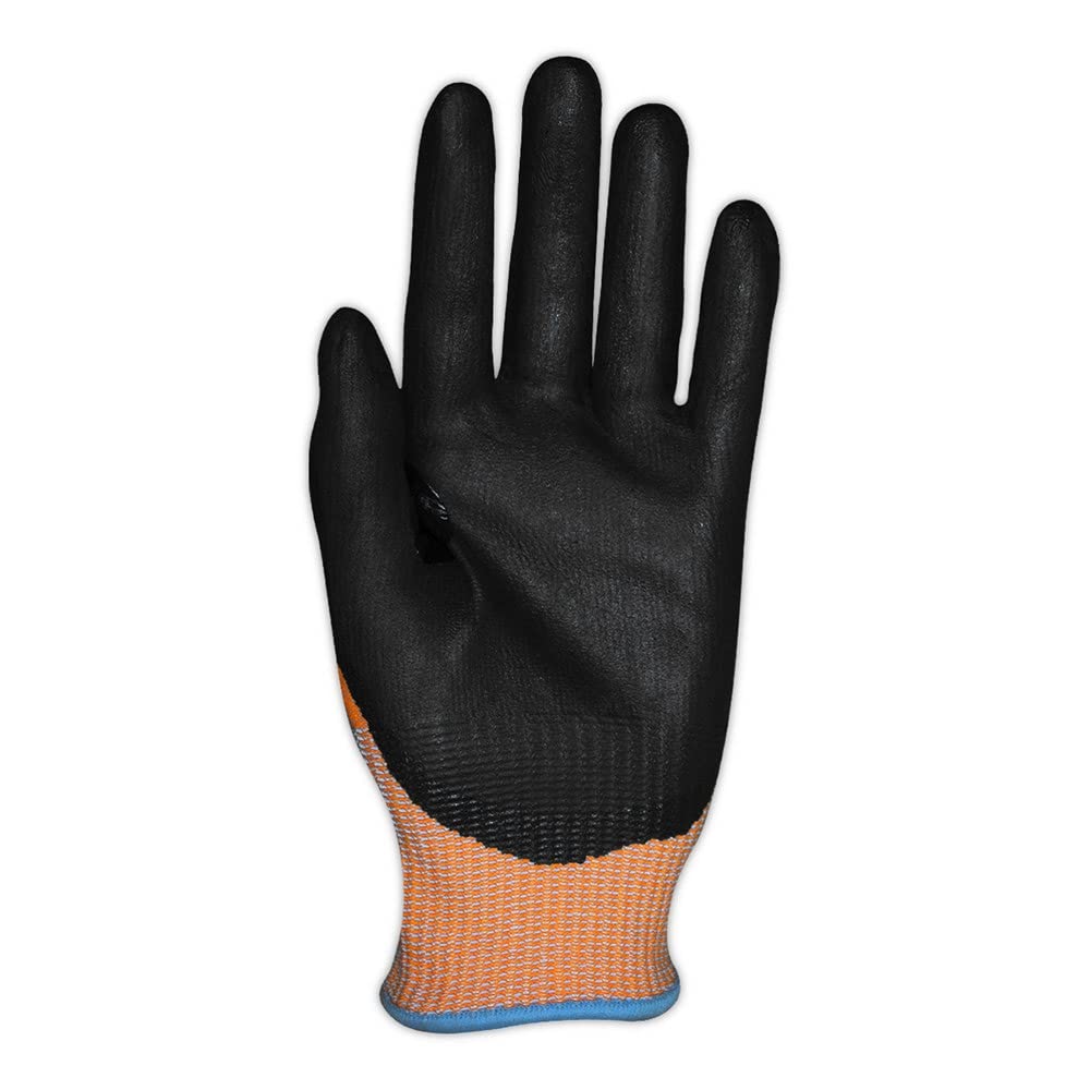MAGID D-ROC ANSI A4 Oil & Liquid Absorbing TriTek Work Gloves, 12 Pairs, Size 8/Medium (DXG48)