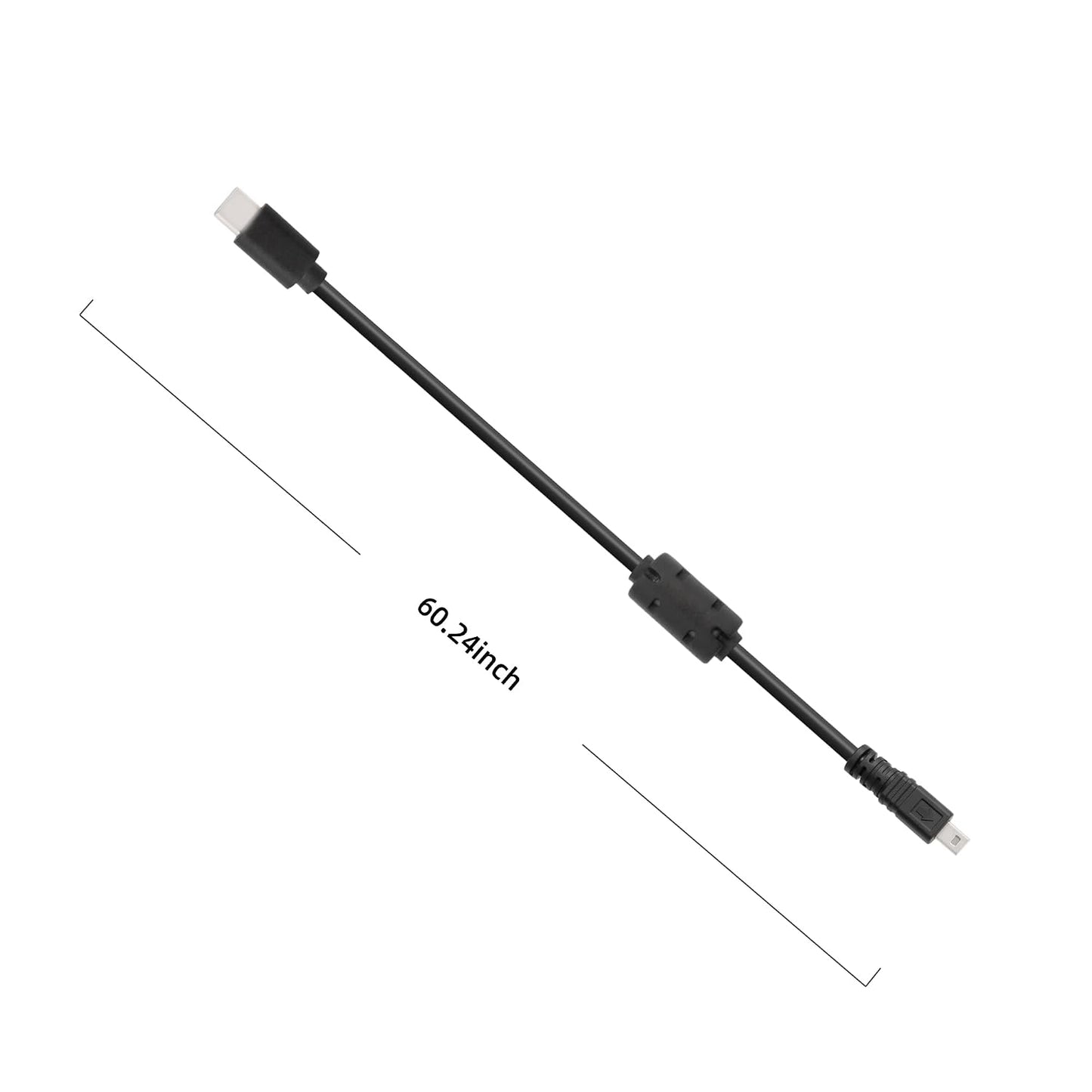 LSYRIA UC-E6 UC-E16 UC-E17 15, 4.5ft USB Picture Transfer Charge Cable with USB-C Connector Suitable for Select Nikon