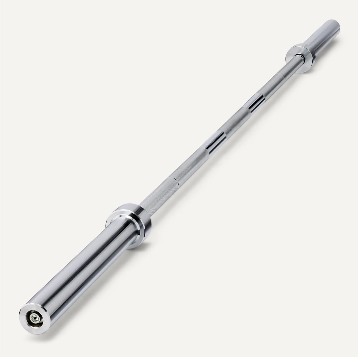 Amazon Basics 7ft Olympic Barbell Bar, 2" Diameter, Chrome Finish, 500-Pound Capacity