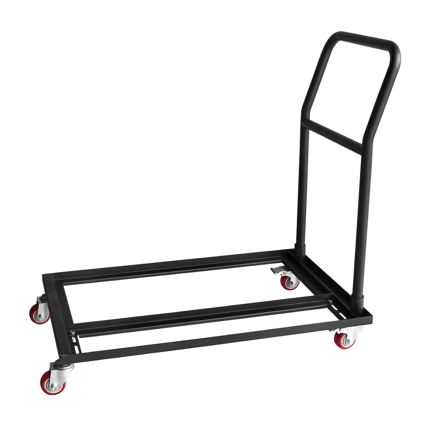 Multi-Function Folding Chair Cart Commercial Grade Steel Frame Storage and Transport Dollies for Plastic Resin and Wood Folding Chairs,37.8 X 21 X 36''