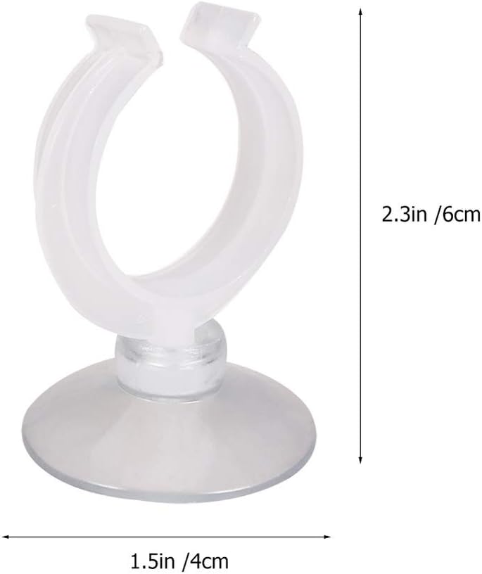 Skiennix Candle Holder Clamps - 6 Pack Suction Cups for Home Decor | Ideal for Christmas & Valentine's Day, 32mm